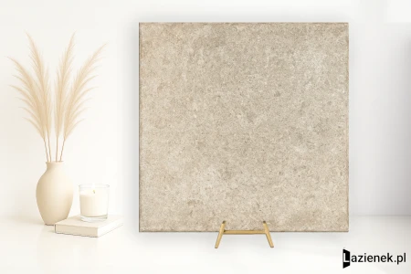 Coem Gascogne Beige zewnętrzna antypoślizgowa 90.6x90.6 - płytka imitująca kamień