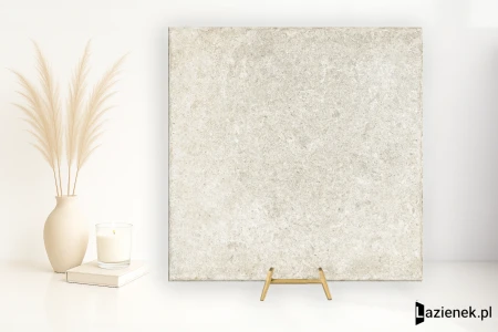 Coem Gascogne Bianco zewnętrzna antypoślizgowa 90.6x90.6 - płytka imitująca kamień