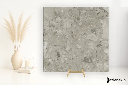 Coem Sassiepietre Grigio wysoki 60.4x60.4 - płytka imitująca kamień