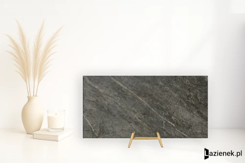 Przejdź do produktu Coem Soap Stone Black wysoki połysk 75x149.7 cm gr. 9 mm - płytka rektyfikowana / SO717LR