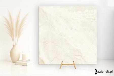 Coem Touch Stone White polerowano- 60.4x60.4 - płytka imitująca marmur