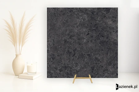 Piemme Majestic Lime Black wysoki 120x120 - płytka imitująca marmur