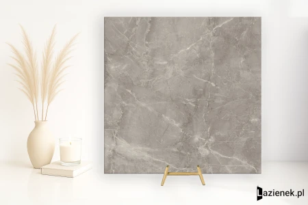 Piemme Majestic Supreme Grey wysoki 120x120 - płytka imitująca marmur