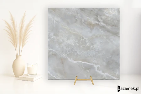 Piemme Majestic Onyx Iron Grey wysoki 120x120 - płytka imitująca marmur