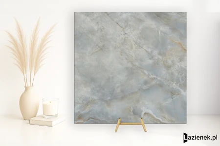 Piemme Majestic Onyx Pale Azure wysoki 120x120 - płytka imitująca marmur