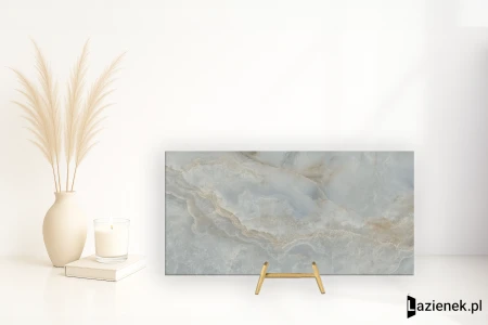 Piemme Majestic Onyx Pale Azure wysoki 60x120 - płytka imitująca marmur