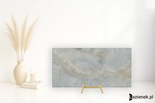 Przejdź do produktu Piemme Majestic Onyx Pale Azure wysoki połysk 60x120 cm gr. 9 mm - płytka rektyfikowana / 05451A