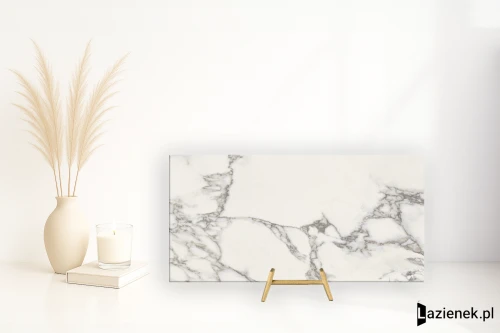 Przejdź do produktu Piemme Majestic Pure Selection Glorious Arabescato wysoki połysk 60x120 cm gr. 9 mm - płytka rektyfikowana / 03906B