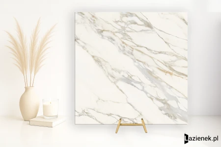 Piemme Majestic Pure Selection Magnificent Calacatta wysoki 120x120 - płytka imitująca marmur
