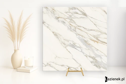 Przejdź do produktu Piemme Majestic Pure Selection Magnificent Calacatta wysoki połysk 120x120 cm gr. 10 mm - płytka rektyfikowana / 03919A