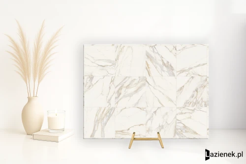 Przejdź do produktu Piemme Majestic Pure Selection Magnificent Calacatta wysoki połysk 60x60 cm gr. 10 mm - płytka rektyfikowana / 03915A