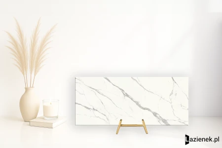 Piemme Majestic Pure Selection Superb Statuario wysoki 120x280 - płytka imitująca marmur