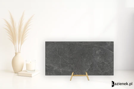 Keraben Bleuemix Black satyna 60x120 - płytka imitująca kamień