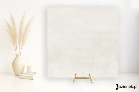 Keraben Boreal White antypoślizgowa 75x75 - płytka imitująca beton
