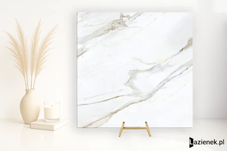 Keraben Idyllic Gold postarzana 120x120 - płytka imitująca marmur