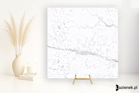 Keraben Idyllic White postarzana 120x120 - płytka imitująca marmur