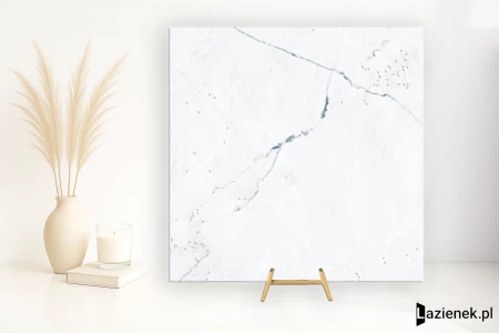 Keraben Idyllic White postarzana 75x75 - płytka imitująca marmur