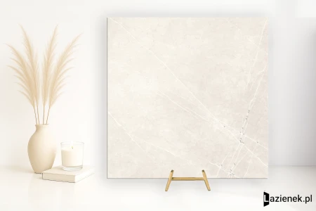 Keraben Inari Crema pół 90x90 - płytka imitująca marmur