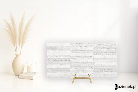 Keraben Nature White 25x50 - płytka nierektyfikowana - płytka imitująca kamień