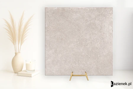 Keraben Underground Taupe antypoślizgowa 90x90 - płytka imitująca beton