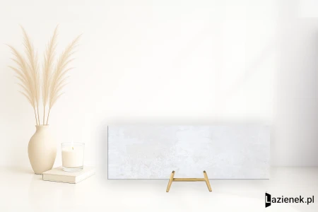 Keraben Universe White 30x90 - płytka imitująca metal