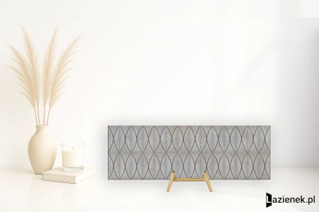 Keraben Universe Grey 30x90 - płytka imitująca metal