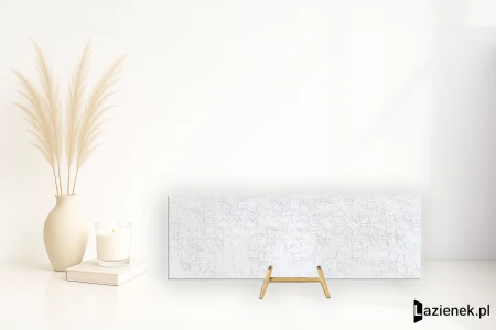 Keraben Universe White 30x90 - płytka imitująca metal