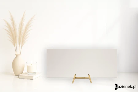 Fap Lumina Sand Art White błyszcząca 50x120 - płytka imitująca beton