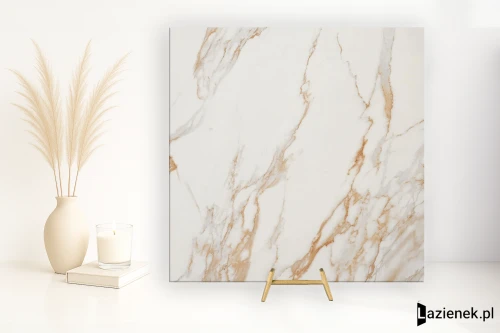 Przejdź do produktu Fap Roma Gold Calacatta Oro wysoki połysk 120x120 cm gr. 9 mm - płytka rektyfikowana / fPZU