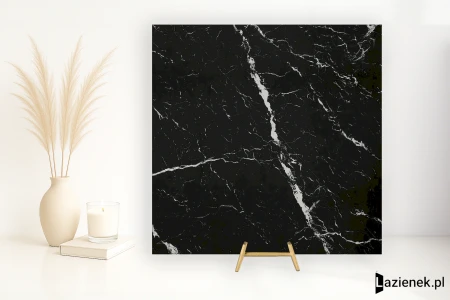 Fap Roma Gold Nero Elegante wysoki 80x80 - płytka imitująca marmur