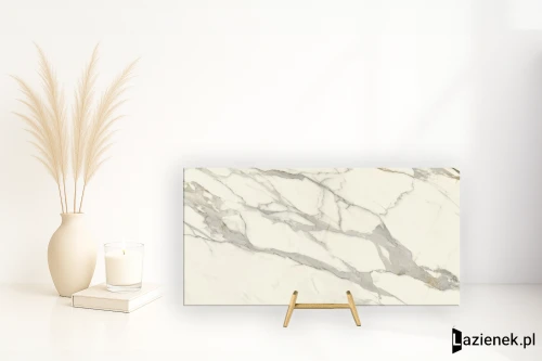 Przejdź do produktu Delconca Boutique Calacatta Oro podwyższona odporność 60x120 cm gr. 9 mm - płytka rektyfikowana / GCBO07RJ