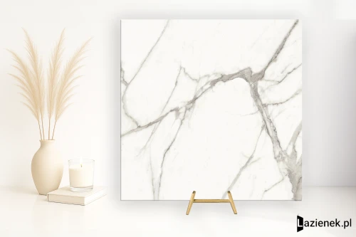 Przejdź do produktu Delconca Boutique Calacatta wysoki połysk 60x60 cm gr. 9 mm - płytka rektyfikowana / G9BO20SJ