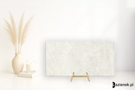Delconca Lavaredo Bianco antypoślizgowa 20x40 - płytka imitująca kamień