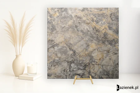 Delconca Marble Edition Invisible Gray podwyższona odporność 120x120 - płytka imitująca kamień