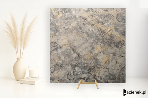 Przejdź do produktu Delconca Marble Edition Invisible Gray podwyższona odporność 120x120 cm gr. 9 mm - płytka rektyfikowana / GRME05R