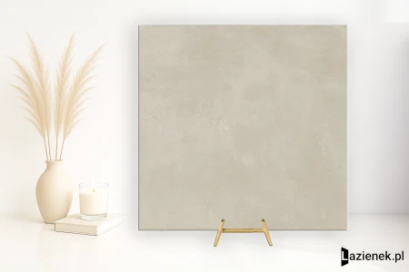 Delconca Timeline Beige antypoślizgowa 60x60 - płytka nierektyfikowana - płytka imitująca beton