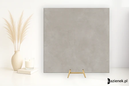 Delconca Timeline Grey podwyższona odporność 120x120 - płytka imitująca beton