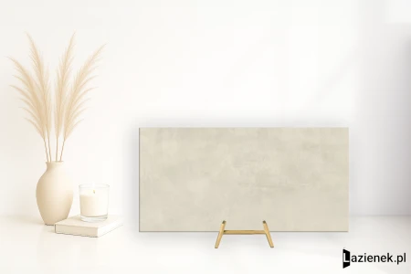 Delconca Timeline White antypoślizgowa 60x120 - płytka imitująca beton