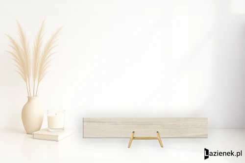 Przejdź do produktu Emil Sleek Wood White naturalna 15x90 cm gr. 8 mm - płytka nierektyfikowana / EFC2