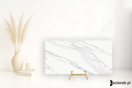 Emil Tele Di Marmo Statuario Michelangelo naturalna 60x120 - płytka imitująca marmur