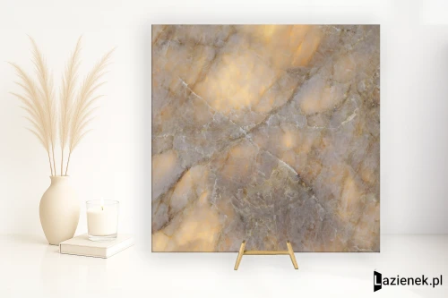 Przejdź do produktu Emil Tele Di Marmo Lumia Golden Ambra wysoki połysk 120x120 cm gr. 9 mm - płytka rektyfikowana / EN84
