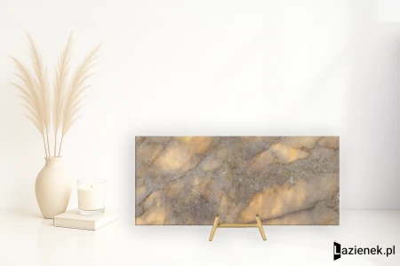 Emil Tele Di Marmo Lumia Golden Ambra wysoki 120x278 - płytka imitująca marmur