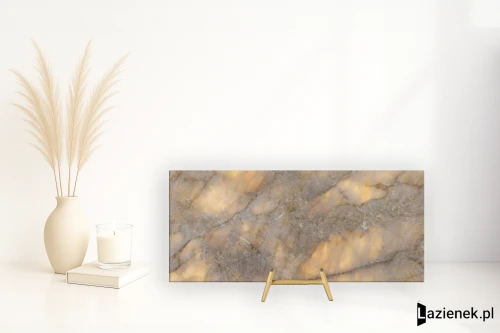Przejdź do produktu Emil Tele Di Marmo Lumia Golden Ambra wysoki połysk 120x278 cm gr. 7 mm - płytka rektyfikowana / EN7Y