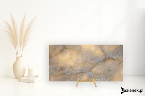 Przejdź do produktu Emil Tele Di Marmo Lumia Golden Ambra wysoki połysk 60x120 cm gr. 9 mm - płytka rektyfikowana / EN88