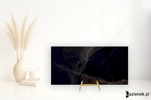 Przejdź do produktu Emil Tele Di Marmo Onyx Onyx Black wysoki połysk 30x60 cm gr. 10 mm - płytka rektyfikowana / EKTT