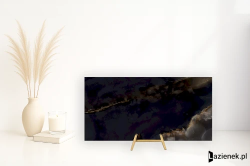 Przejdź do produktu Emil Tele Di Marmo Onyx Onyx Black wysoki połysk 60x120 cm gr. 10 mm - płytka rektyfikowana / EKTM