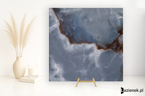 Przejdź do produktu Emil Tele Di Marmo Onyx Onyx Blue wysoki połysk 120x120 cm gr. 7 mm - płytka rektyfikowana / ELDP