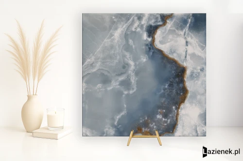 Przejdź do produktu Emil Tele Di Marmo Onyx Onyx Blue wysoki połysk 90x90 cm gr. 10 mm - płytka rektyfikowana / EKU3