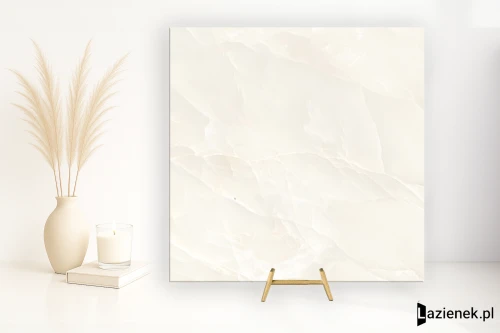 Przejdź do produktu Emil Tele Di Marmo Onyx Onyx Ivory wysoki połysk 120x120 cm gr. 7 mm - płytka rektyfikowana / ELDM