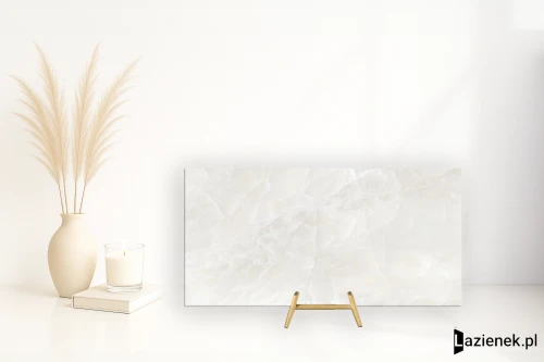 Przejdź do produktu Emil Tele Di Marmo Onyx Onyx Ivory wysoki połysk 90x180 cm gr. 10 mm - płytka rektyfikowana / EL8S